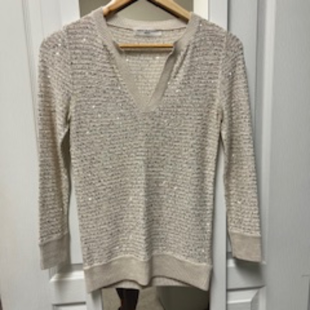 AMINA RUBINACCI Size 4 (EU 40) Sparkling Sweater Made in Italy